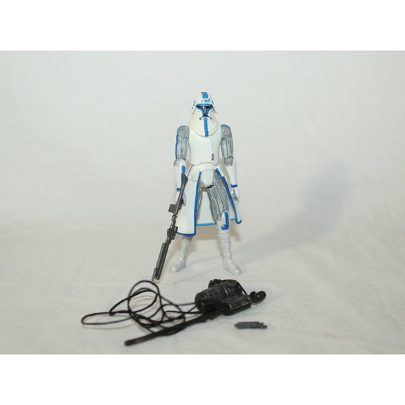 Star Wars Captain Rex Cold Weather Gear Clone Wars 501st Figure 3.75 2008 bag58 - Picture 1 of 8